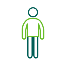 Icon of a grown person